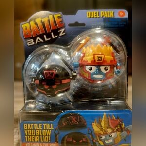 Battle Ballz Toy 2-Pack | Volcanon & Evil Robot | Duel Pack | New